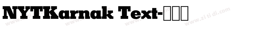 NYTKarnak Text字体转换
